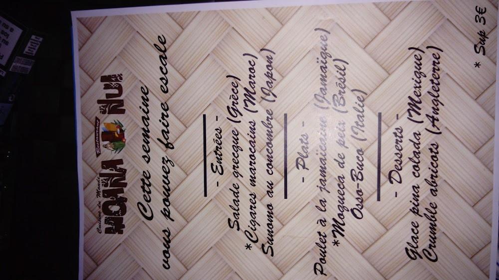 MOANA NUI Cuisine du monde - Menu Image 4